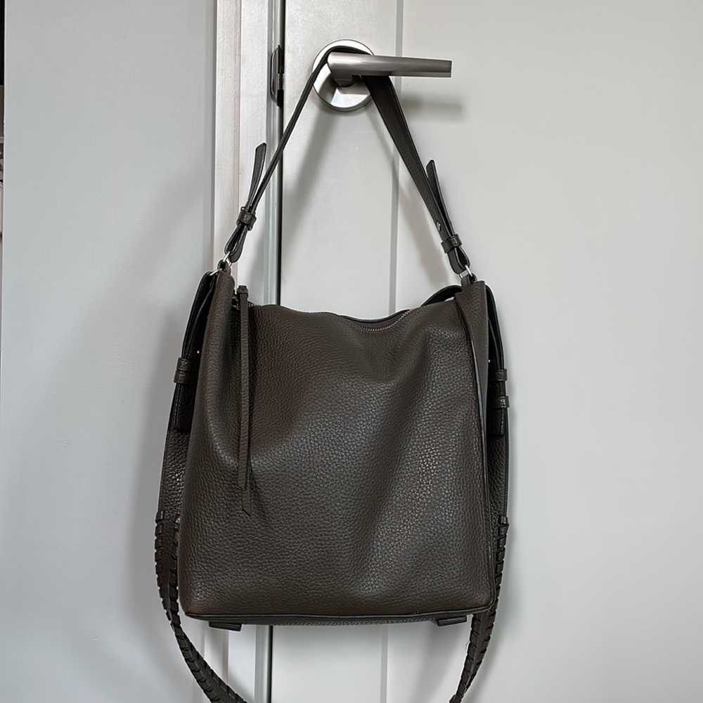 All Saints Kita Leather Crossbody Bag - Good Condition - Picture 2 of 7